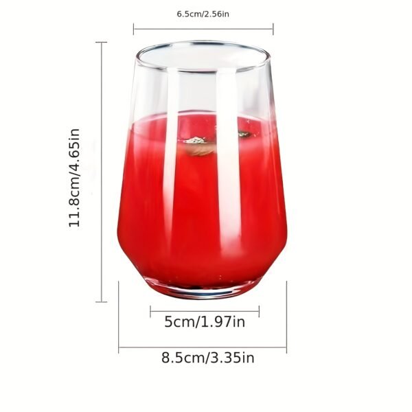 4pcs, Crystal Water Cup, Highball Glass, Transparent Glass Cup