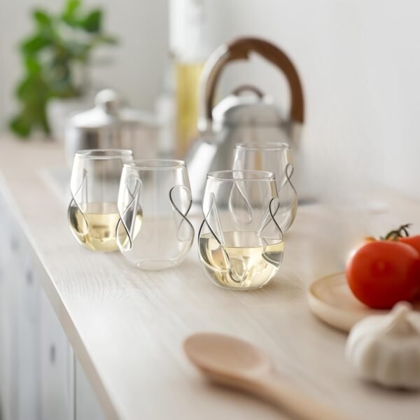 05974c8e-223a-4f25-828a-7c530e3521d0.jpg 4pcs 16oz Novelty Glass Cups, High Borosilicate Glass, Elegant Curves, Glassware, Wine Glasses