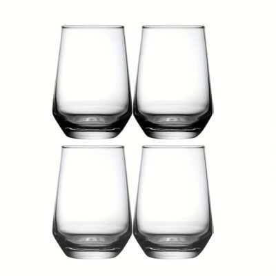 4pcs, Crystal Water Cup, Highball Glass, Transparent Glass Cup