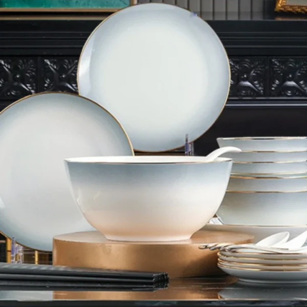 S0fb02849d2c04e27990ead64c4600fb9X.webp 48pcs Ceramic tableware set, light luxury bowls and dishes set for household use