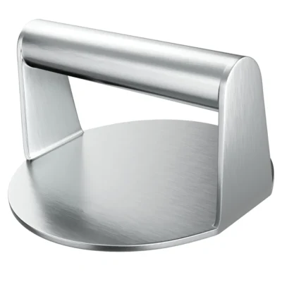 S1019d1a523b14585bc9997fc0dbea074y.webp Hamburger Meat Press 430 Stainless Steel Circular Square Burger Meat Press Kitchen Tool Non-Stick Meat Press Plate