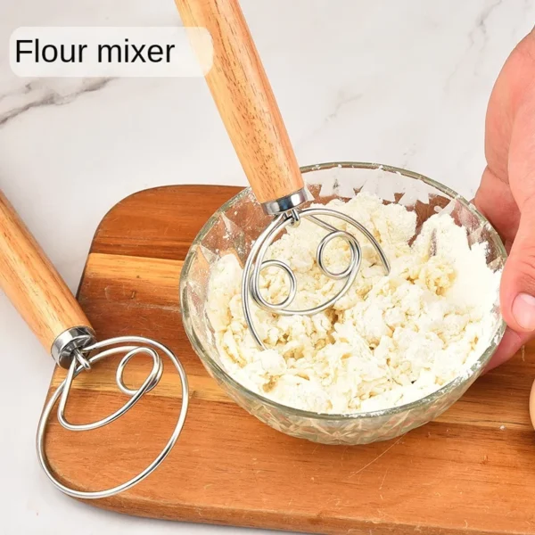 S7cc0d6ef553d4d85ae7f467c5bf255ddO.webp 1Pc Danish Dough Whisk With Plastic Handle, Dutch Style Bread Whisk For Dough Cooking Kitchen With Stainless Steel Danish Whisk