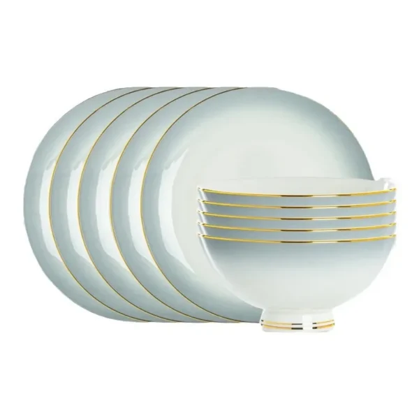 S8a7e56cd86fb4962b6f6005228f7c7b9R.webp 48pcs Ceramic tableware set, light luxury bowls and dishes set for household use
