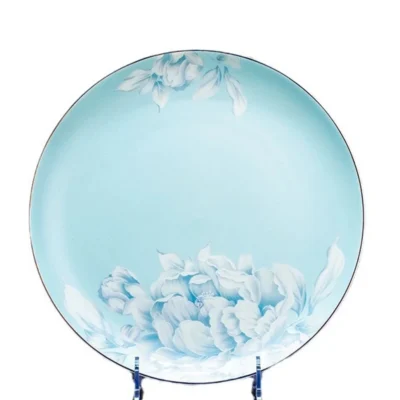 S9e8464aa087b4be0b5ea9b520ba64ec8Z.webp Jingdezhen Bone China Rice Bowl, Plate Spoon Dinnerware 18pcs Set Light luxury Food Plate Chinese Restaurant Complete set of Tableware
