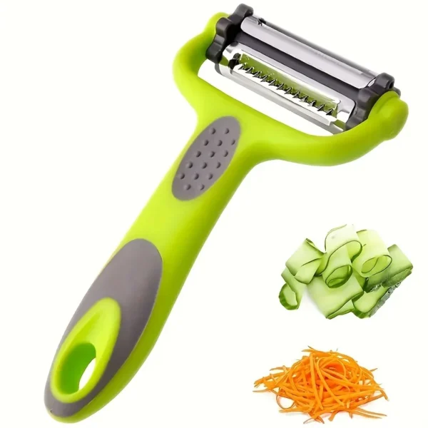 Sabc55e89774e4854b252776888b31964U.webp 3 in 1 Rotary Peeler Fruit Vegetables Cabbage Graters Salad Carrot Potato Slicer Kitchen Multifunction Grater Julienne Peeler