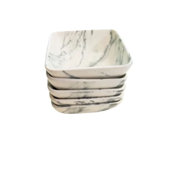 Sc6a44ef4da294df1bfcdb33fd270aa70T.webp Ceramic Square Condiment Dish Creative Marble Pattern Seasoning Dish Sauce Wasabi Snack Plate Home Kitchen Supplies Tableware