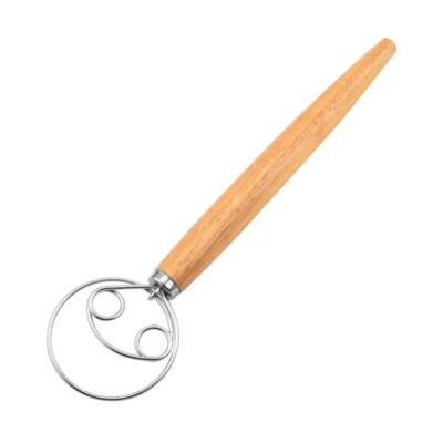 Se06339bf4be94945a9d096e6d98049a1g.webp 1Pc Danish Dough Whisk With Plastic Handle, Dutch Style Bread Whisk For Dough Cooking Kitchen With Stainless Steel Danish Whisk