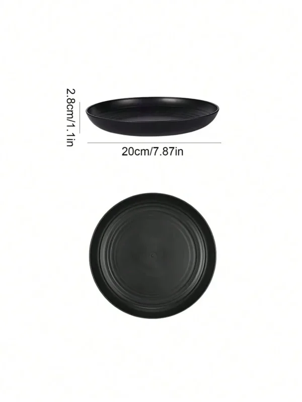 Se2300c46ec60456fa338a48fb581740dW.webp 12pcs Reusable plastic PP plates, dishwasher and microwave safe