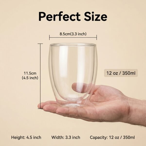 a409a8b9-65fd-43fc-8844-7eb56daa2c45.jpg Double-Layer Insulated Glass Cup, 350ml, 4pcs Set, High Borosilicate Heat-Resistant Anti-Scald Cup, Non-Scalding and Non-Condensing