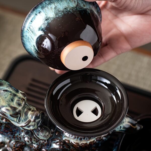 fcc85f5b-ff94-4b07-ac40-4ec5d66ec0b0.jpg 1 Set, Creative Dragon, Kiln-turned Ceramic Lazy Tea Set, Fully Automatic Rotating Water Teapot, Magnetic Water Drawing Teapot, with 8 Tea Cups, Tea Tray
